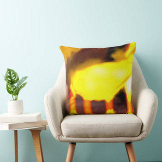 Creation of the dragon cat throw pillow