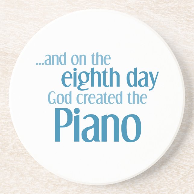Creation of the Piano Drink Coaster (Front)