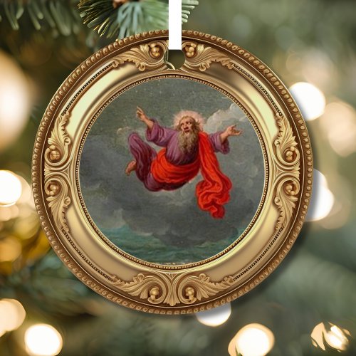 Creation of the World Jesse Tree Metal Ornament