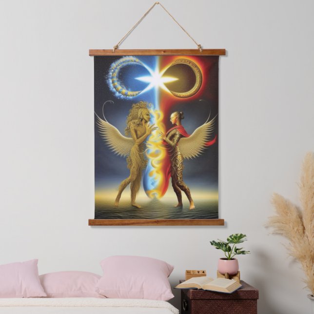 Creation Of Yin and Yang Wall Tapestry (Bedroom)