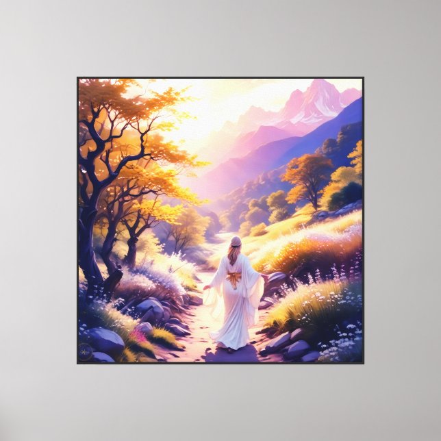 “Creation Responds - “Joy Unfolds” Canvas Print (Front)