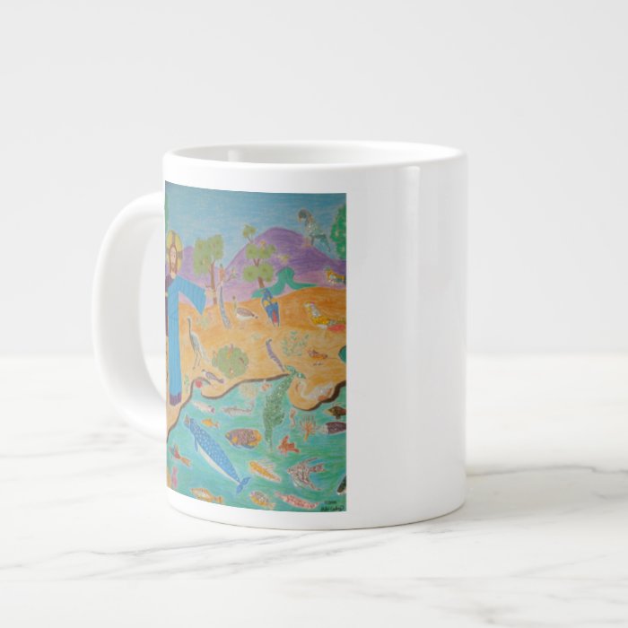 Creation The Fifth Day Jumbo Mug