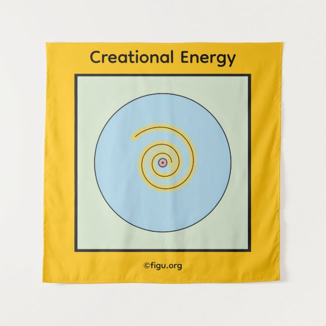 Creational Energy Symbol Tapestry (Front)