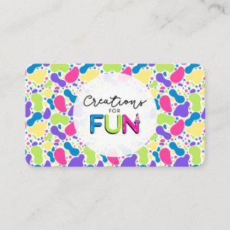 Creations for FUN_A Business Card