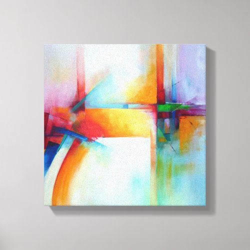 Creative Abstract Acrlylic Painting Modern Art Canvas Print