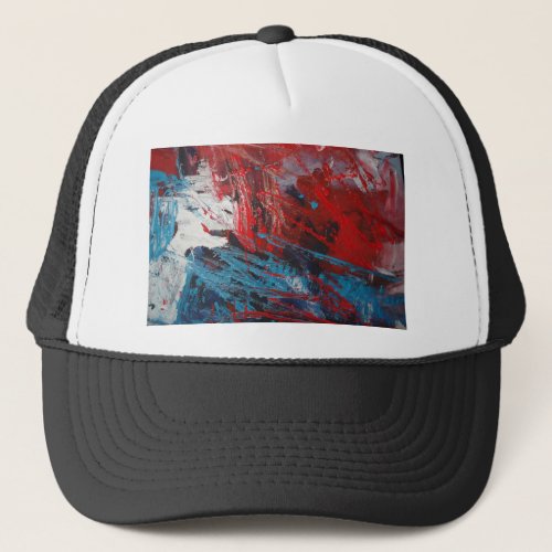 Creative Abstract Art Decor Trucker Hat