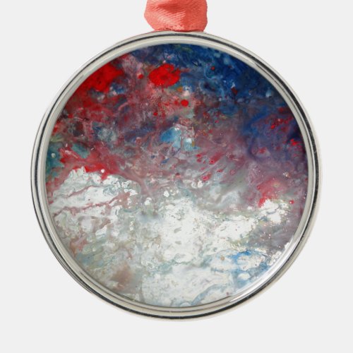 Creative Abstract Art Metal Ornament