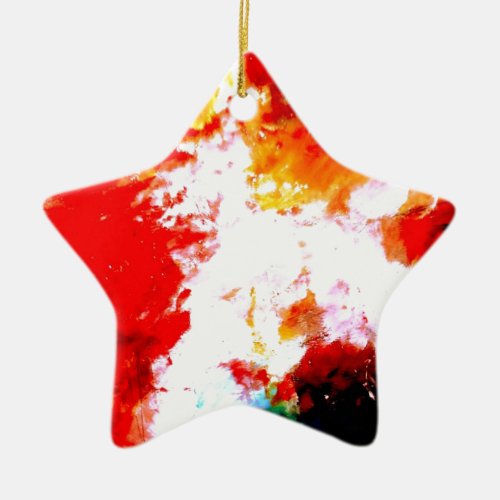 Creative Abstract Artwork Ceramic Ornament