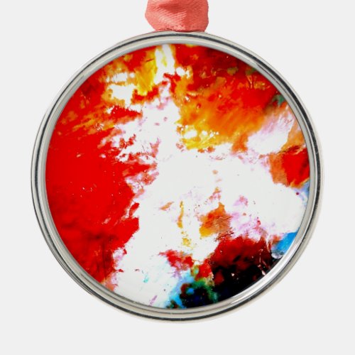 Creative Abstract Artwork Metal Ornament