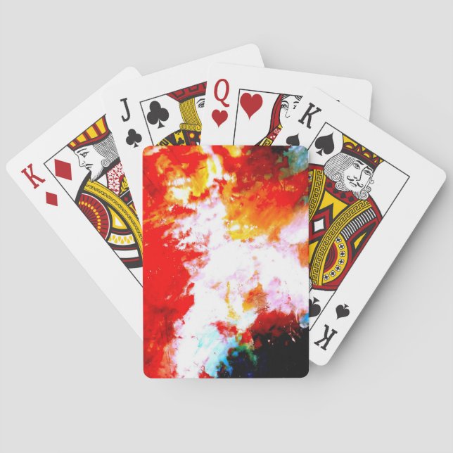 Creative Abstract Artwork Poker Cards (Back)