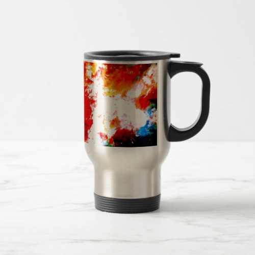 Creative Abstract Artwork Travel Mug