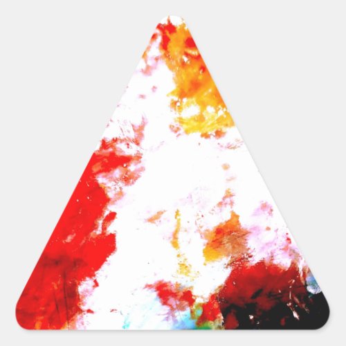 Creative Abstract Artwork Triangle Sticker