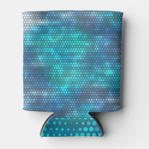 Creative abstract blue background design can cooler