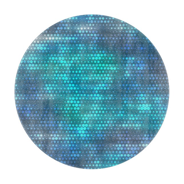 Creative abstract blue background design. cutting board (Front)