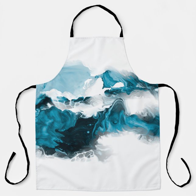 Creative abstract hand painted background, wallpap apron (Front)