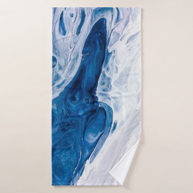 Creative abstract hand painted background, wallpap bath towel (Bath Towel)