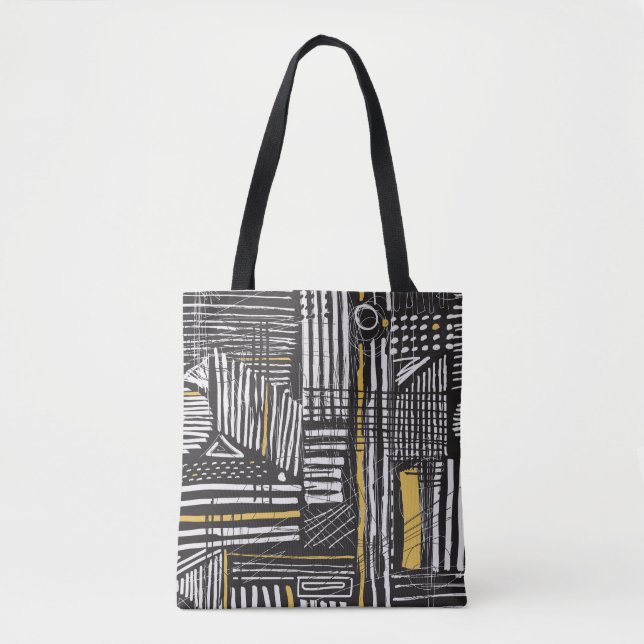 Creative abstract seamless pattern: artistic desig tote bag (Front)