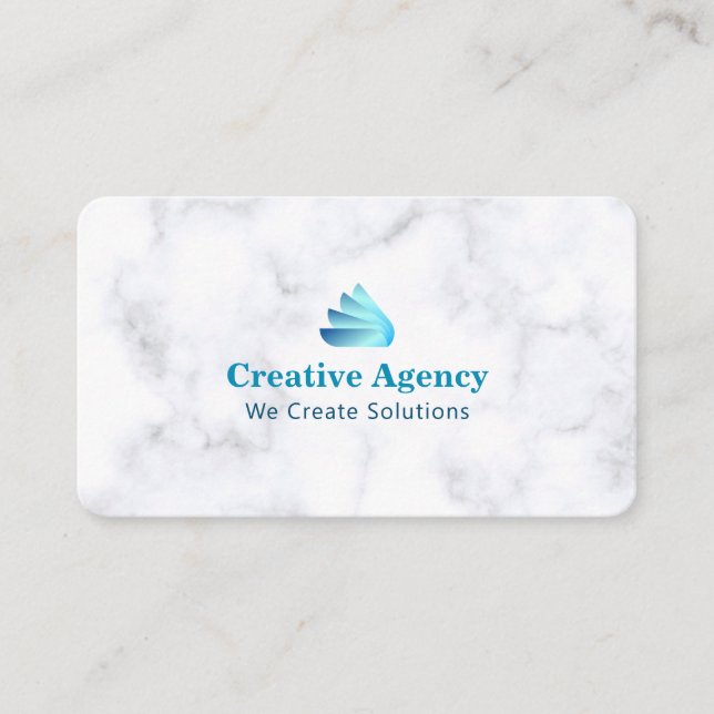 Creative Agency Digital Marketing  Business Card (Front)