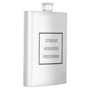 Creative, Analytical, Passionate Classic Flask