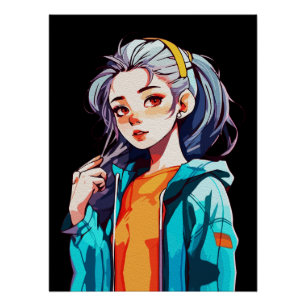 Creative Anime Wall Art Girls 12