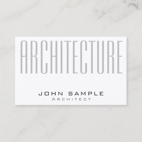 Creative Architecture Professional Luxury Silk Business Card