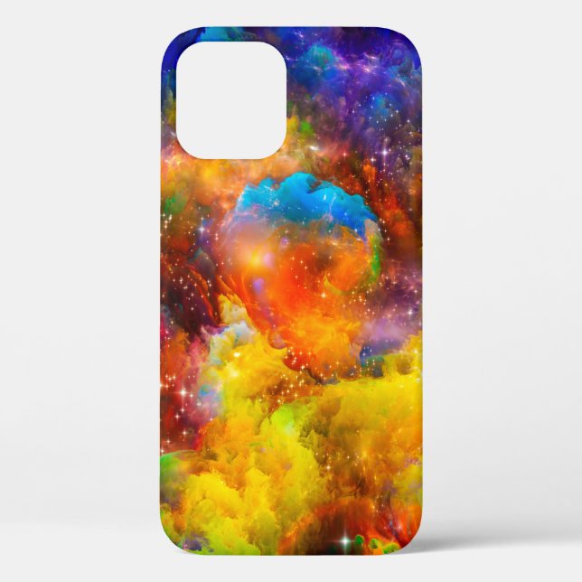 Creative arrangement of fractal elements, lights a Case-Mate iPhone case (Back)