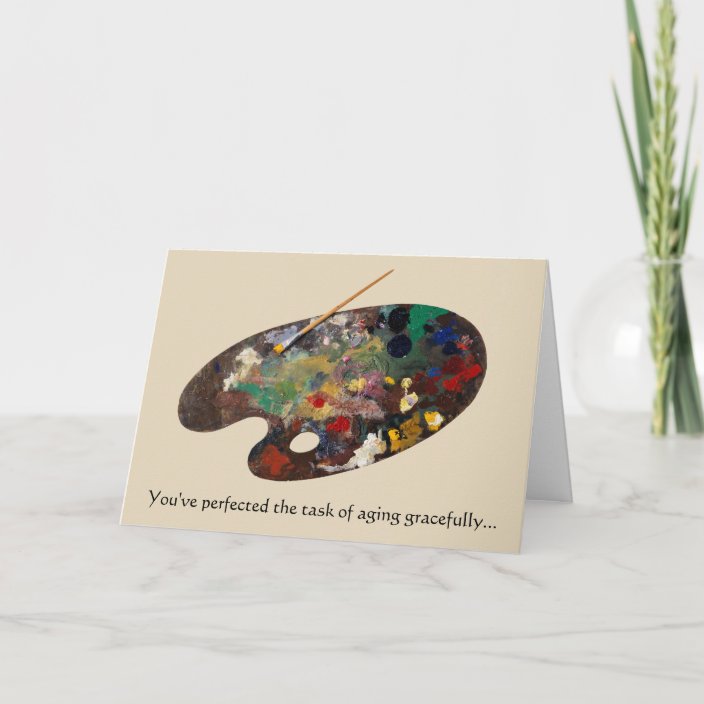 Creative Artist And Painter Birthday Card Zazzle