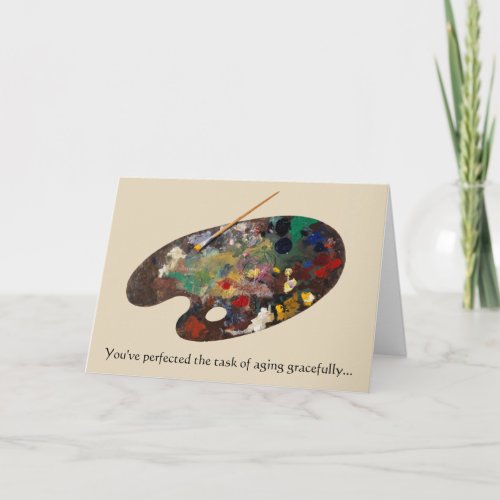 Creative Artist and Painter Birthday Card