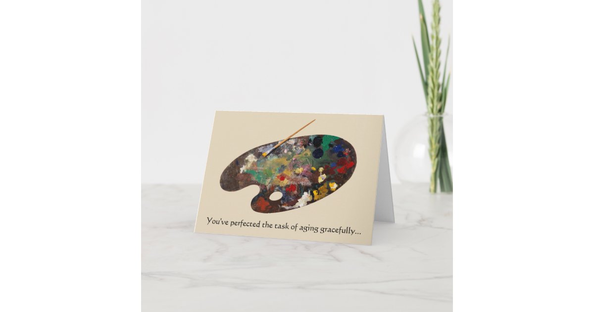 Creative Artist and Painter Birthday Card | Zazzle