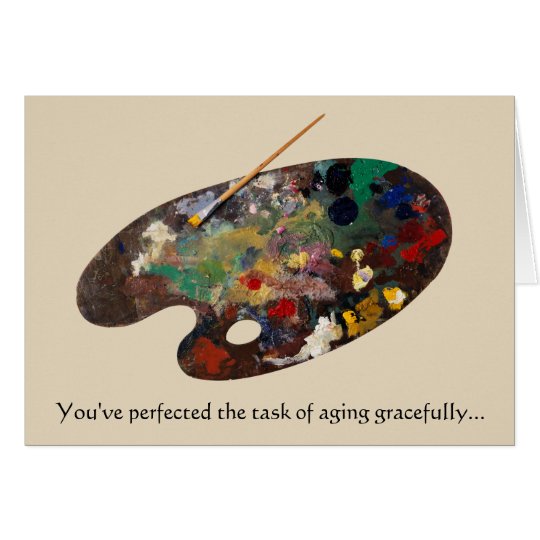 Creative Artist and Painter Birthday Card