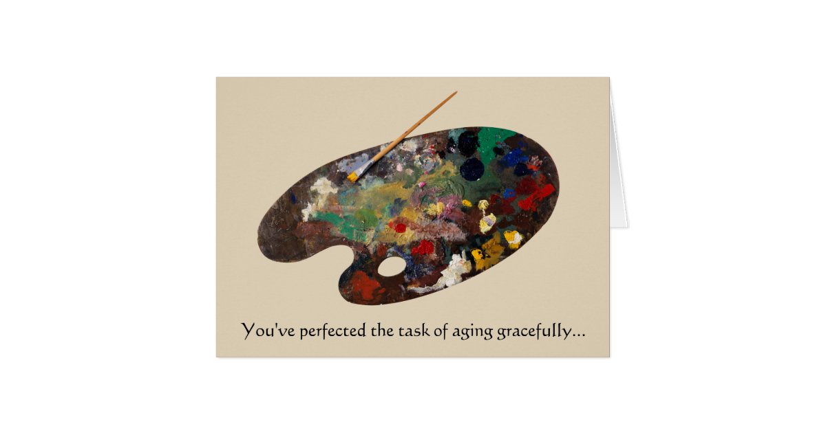 Creative Artist and Painter Birthday Card | Zazzle.com