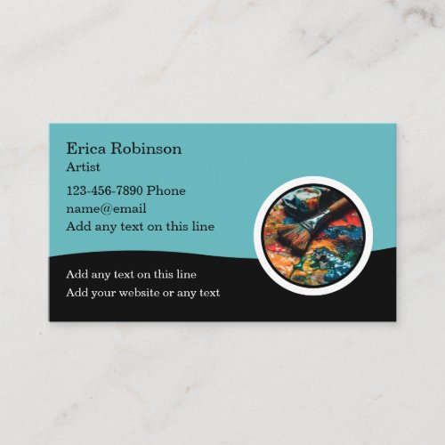 Creative Artist Painting Business Cards