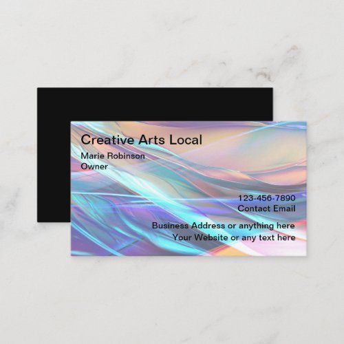 Creative Arts Graphic Designer Business Card