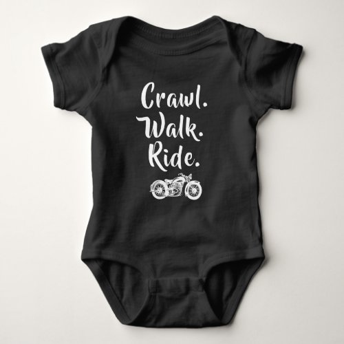 Creative Baby motorcycle Onsie Baby Bodysuit