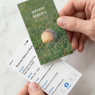Creative Baseball Coach Baseball Trainer Business Card