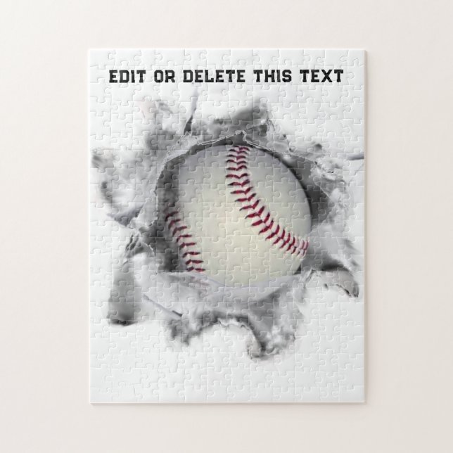 Creative Baseball Jigsaw Puzzle (Vertical)