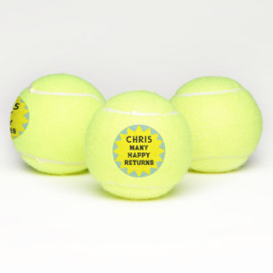 Creative Birthday Gift Tennis Balls