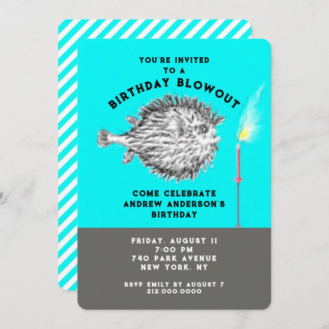 Creative Birthday Invitation (Front/Back)