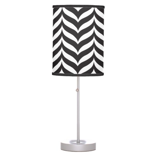 Creative Black Chevron Decorative Lamp (Front)