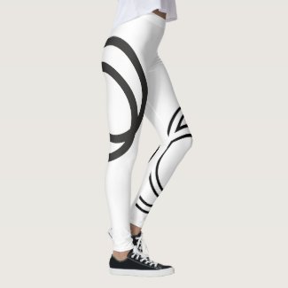 Creative Black Monochrome Intersected Circles
