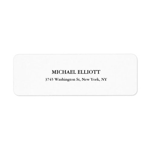 Creative Black  White Classical Professional Cute Label