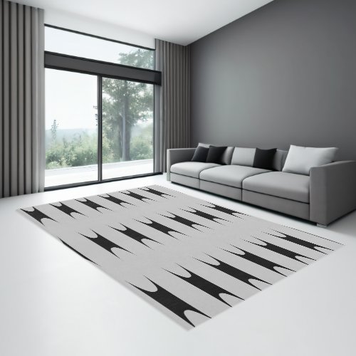 Creative Blackand grey minimalistic Rug