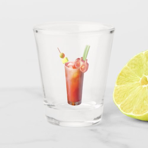 Creative Bloody Mary Cocktail Shot Glass