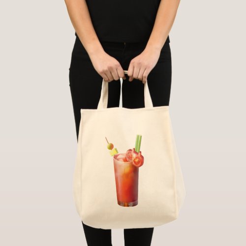 Creative Bloody Mary Cocktail Tote Bag