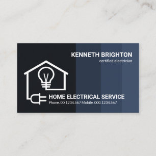 Creative Blue Layers Home Electric Circuit Wiring Business Card
