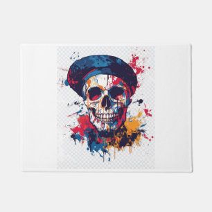 Creative Bones � Funny Artist Skull Doormat