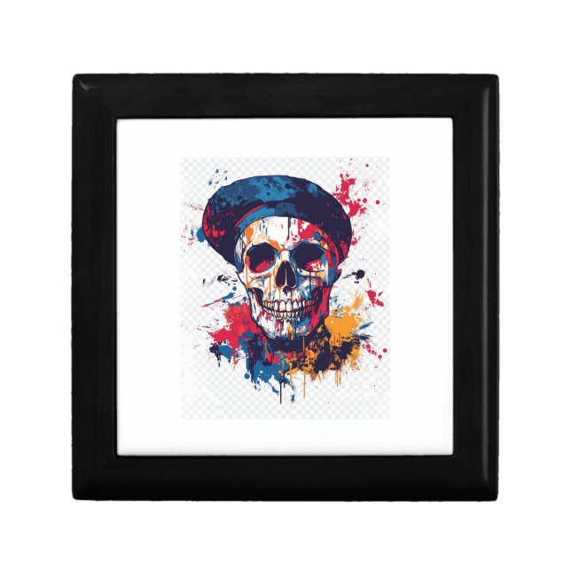 Creative Bones � Funny Artist Skull Gift Box (Front)
