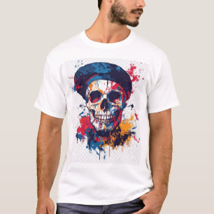 Creative Bones � Funny Artist Skull T-Shirt