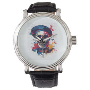 Creative Bones � Funny Artist Skull Watch