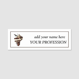 Creative Boutique Custom Name & Profession Name Tag